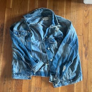 Band of gypsies distressed jean jacket